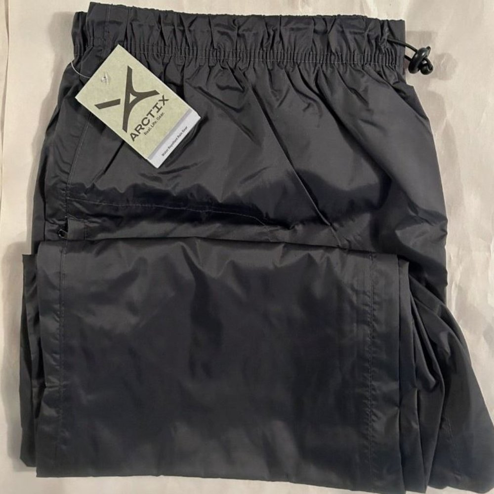 NEW Arctix Men's Storm Rain Pant, Charcoal, 4X-Large / 34L